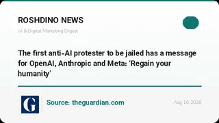 پیام نخستین معترض زندانشده علیه هوش مصنوعی به اوپنایآی، آنتروپیک و متا: «انسانیتتان را باز یابید»